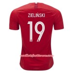 Maillot/Tenue Pologne Piotr Zielinski 19 Exterieur Coupe du monde 2018